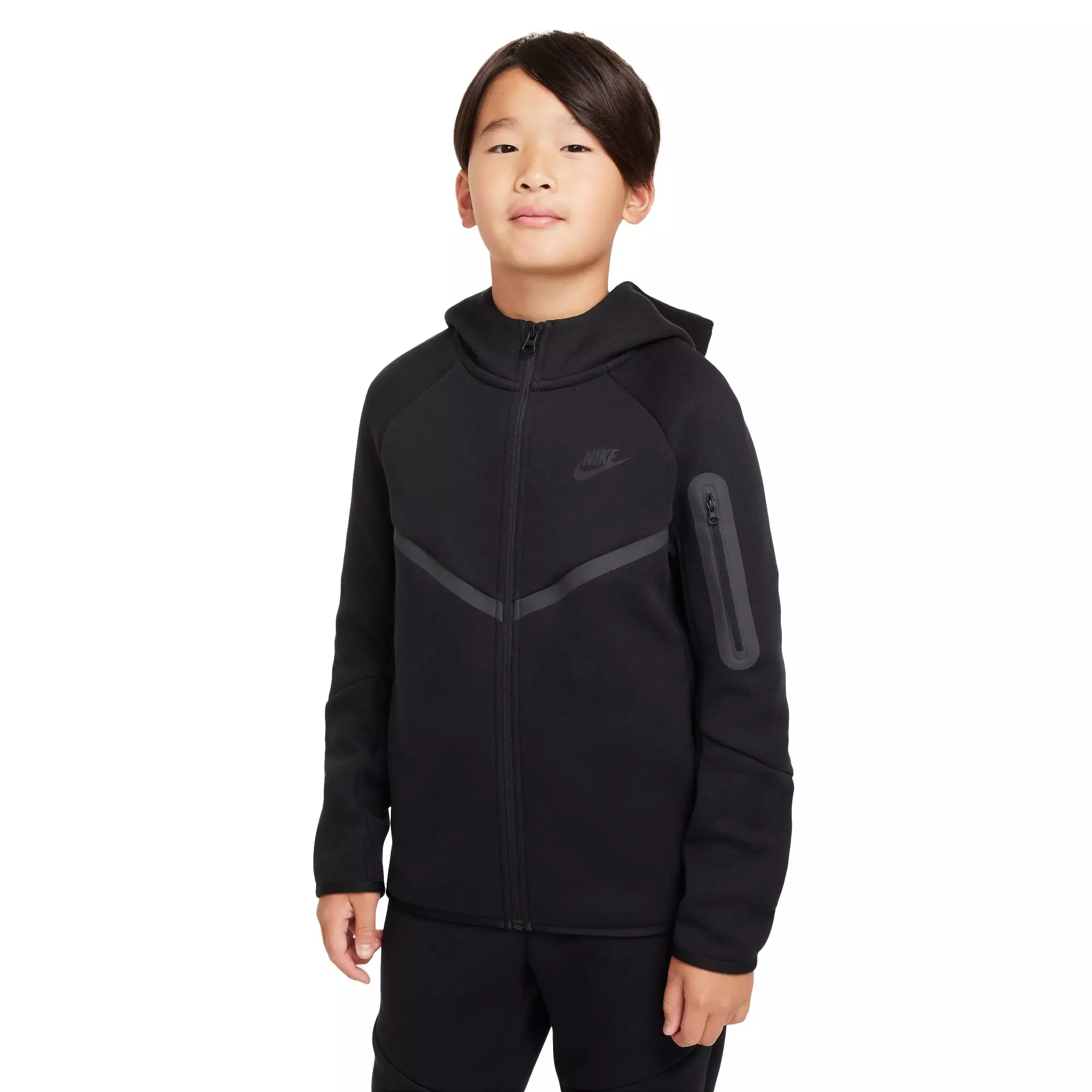 ナイキテック黒Sサイズ Nike Big Boys' Tech Fleece Full-Zip Jacket | Hibbett